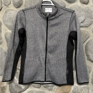 Marc New York Andrew Marc Herringbone Zip Jacket – Size Large